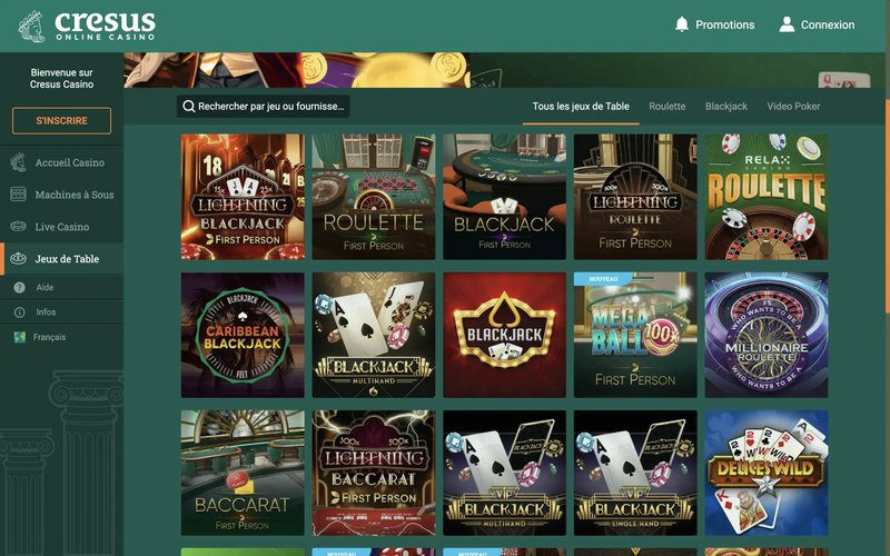Meilleur cresus casino à France